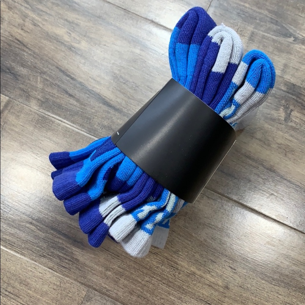 NIKE EVERYDAY CUSHIONED CREW SOCKS YTH 3Y-5Y - Picture 10 of 16